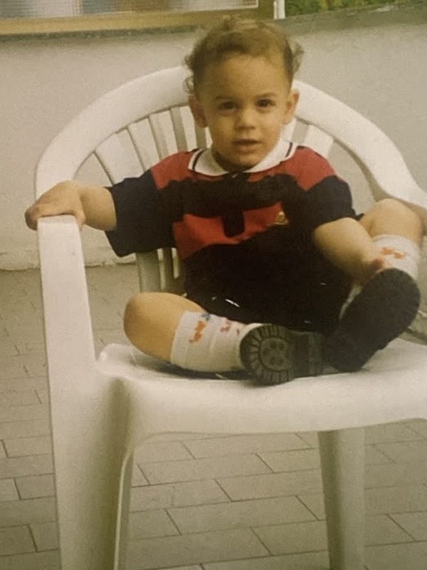 Antonio Puccio da bambino